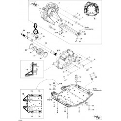 CIRCLIP FERMO ASSE TRASMISSIONE SEA DOO RXP RXT