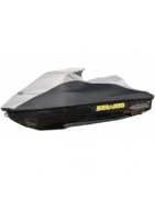 Copertura Per Moto D'Acqua Rimorchiabile 2 Posti - Impermeabile, Con Strisce Riflettenti E Prese D'Aria - Adatta Per Seadoo, Yamaha, Kawasaki (Lunghezza 116-317,5 Cm)